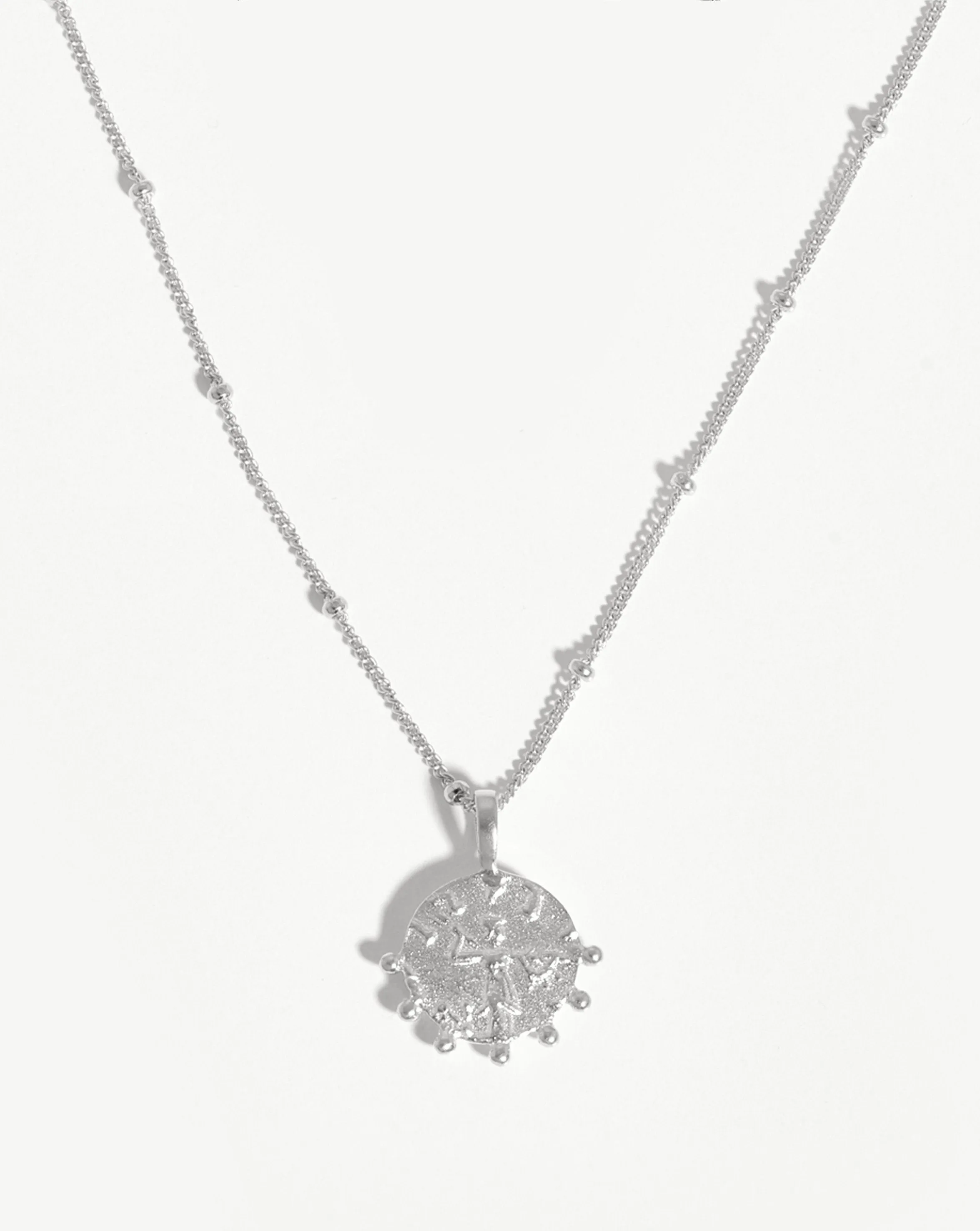 Lucy Williams Mini Beaded Coin Necklace