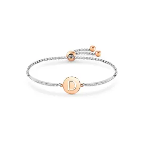 Milleluci Bracelet With CZ 028007/004 Letter D