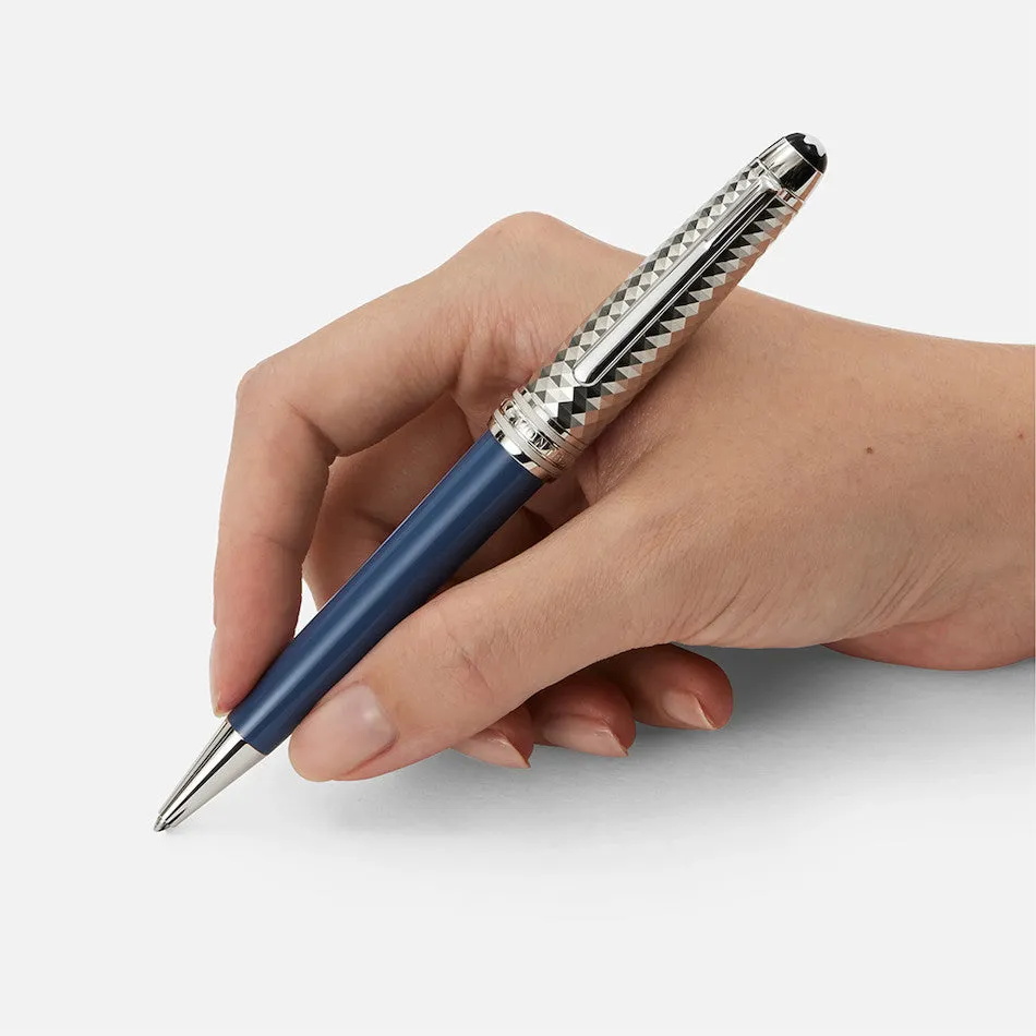 Montblanc Meisterstuck Glacier Doue Ballpoint Pen Blue