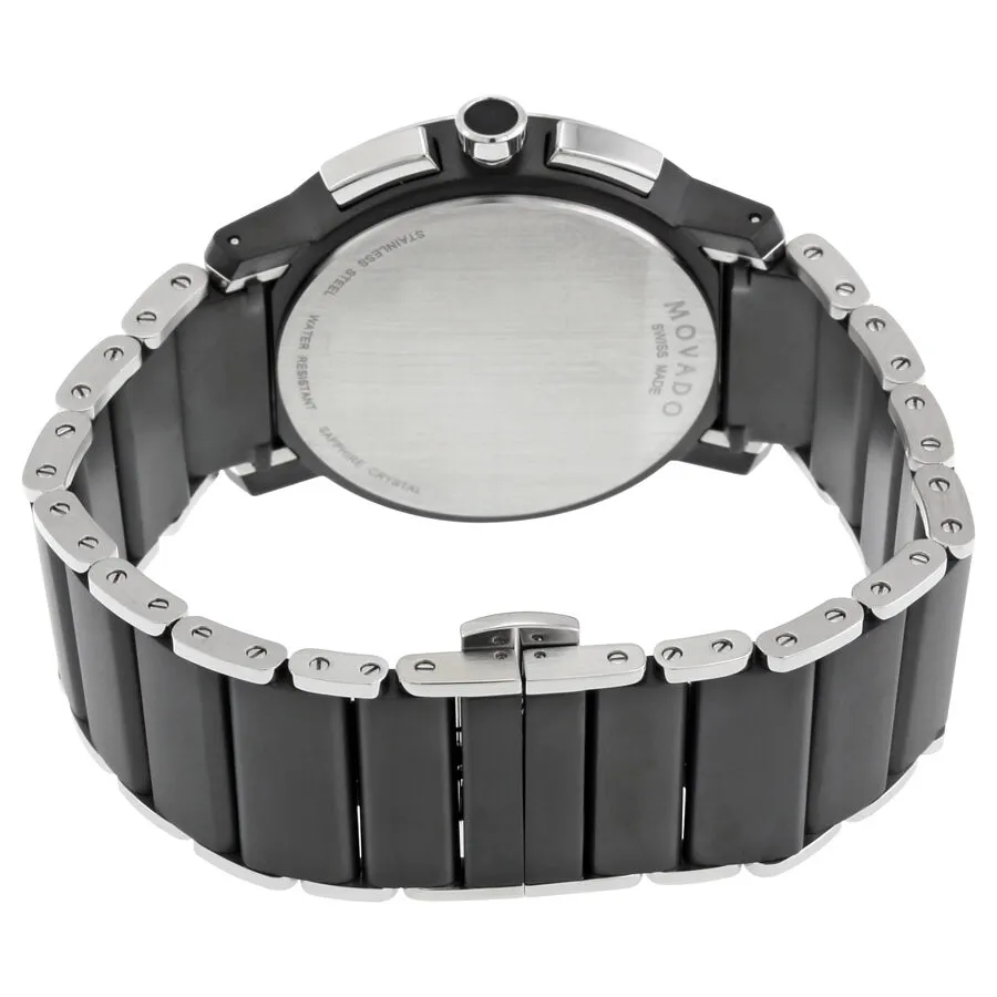 Movado Strato Chronograph Black Dial Men's Watch 0607006