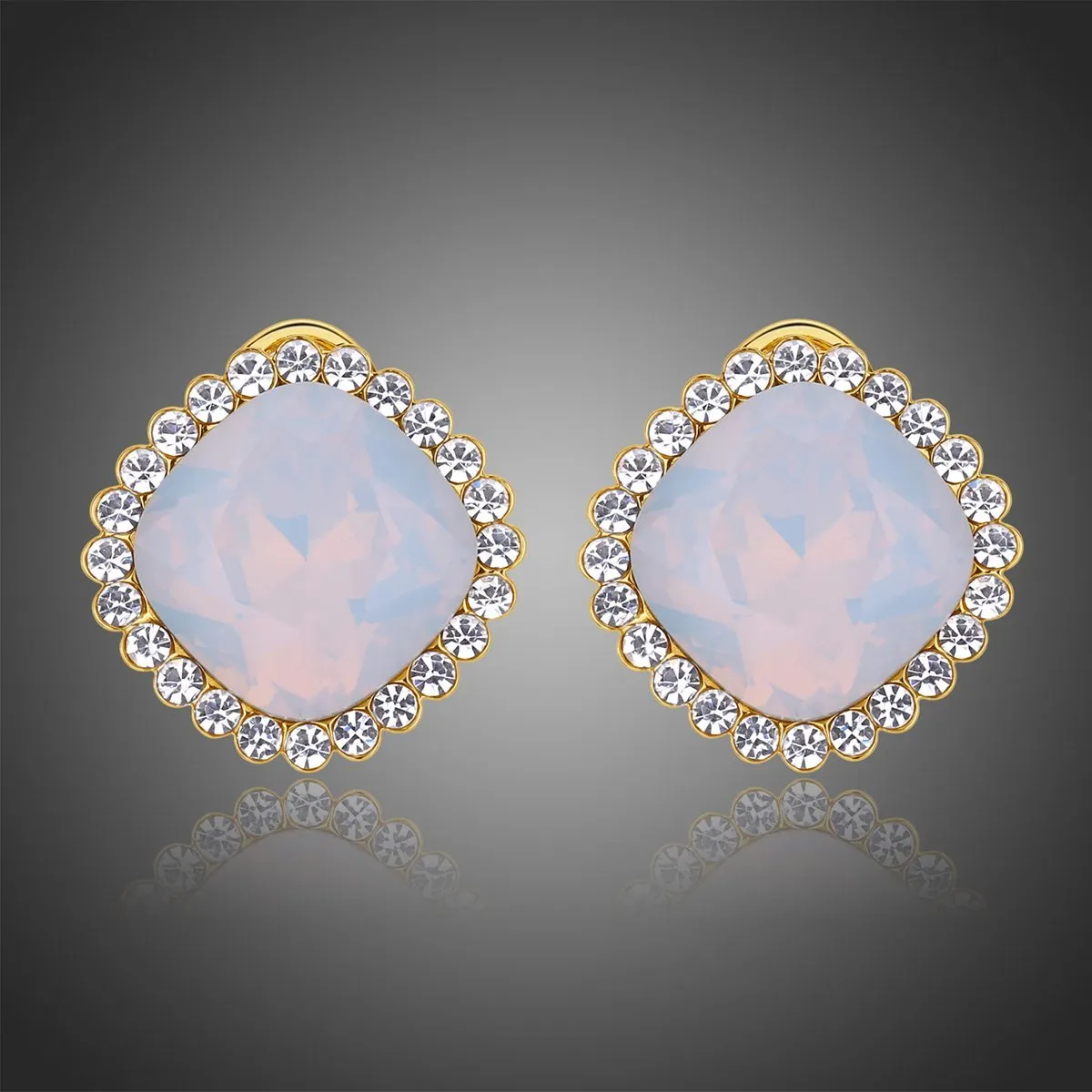 Multicolor Moonlight Stud Earrings -KPE0315
