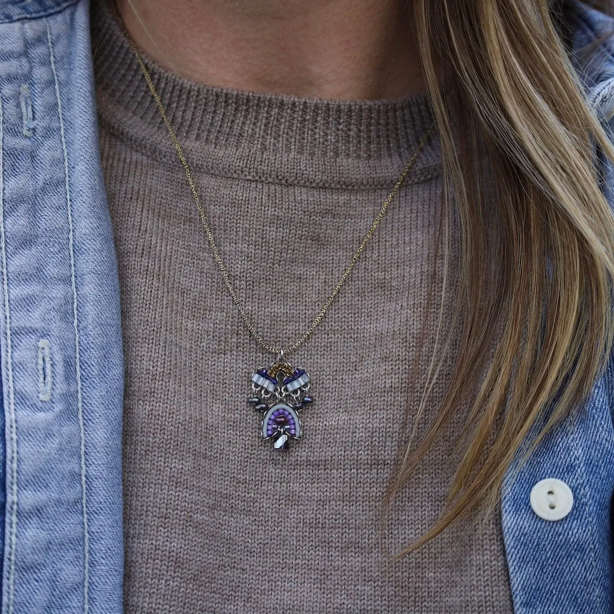 Mystical Grape Aceso Necklace
