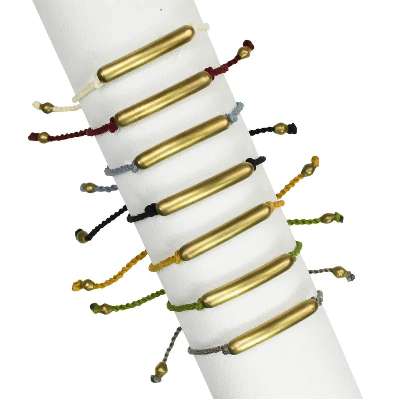 Nico Thread Bracelet, Brass, Assorted