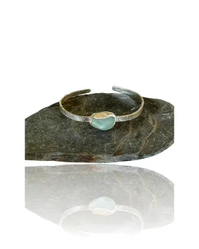 Ocean Sea Glass Cuff