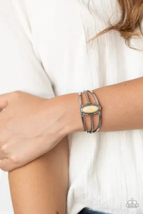 Paparazzi Bracelet ~ Stone Sahara - Yellow