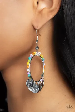 Paparazzi Earring ~ Bohemian Beach Blast - Multi