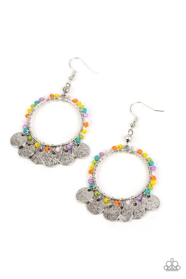 Paparazzi Earring ~ Bohemian Beach Blast - Multi