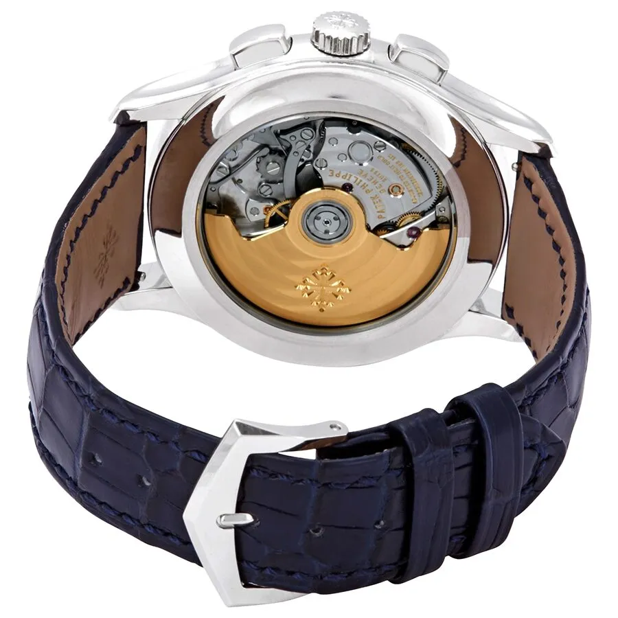 Patek Philippe Complications Blue Dial Annual Calendar Platinum Men's Watch 5905P-001