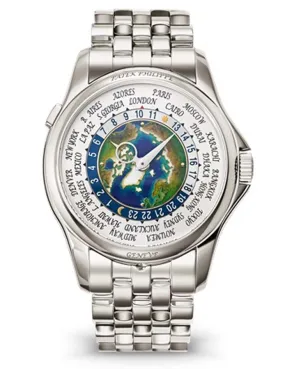 Patek Philippe World Time Automatic Blue Dial Men's Watch 5131/1P-001