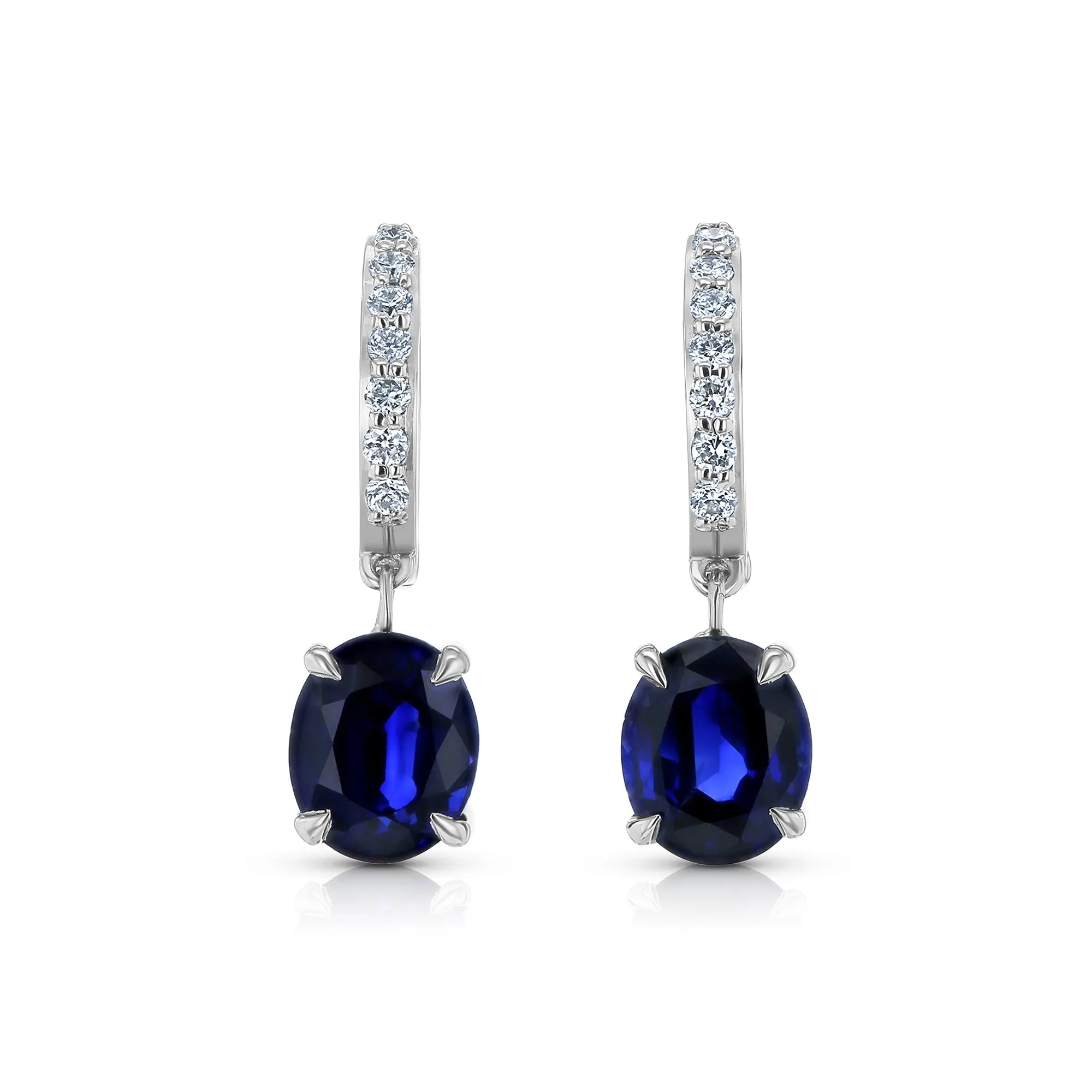 Pendant Mini Hoops - Sapphire
