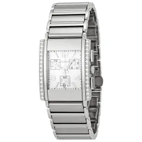 Rado Integral Jubile Chronograph White Dial Stainless Steel with Ceramic Ladies Watch R20670902