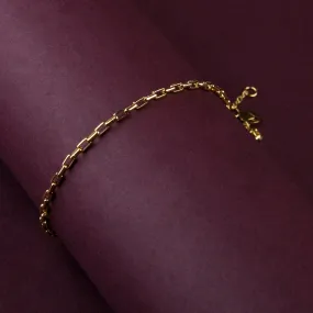 Real Gold Plated Chain Anklet For Women By Accessorize London