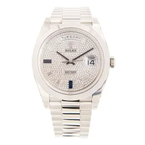 Rolex Oyster Perpetual Day-Date 40 Automatic Chronometer Men's Watch 228206-0029 228206PAVEP