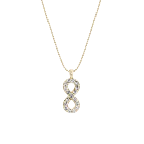 Sailor knot pendant necklace
