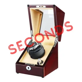 Seconds - Waratah Watch Winder Box for 1 Watch in Mahogany (j)
