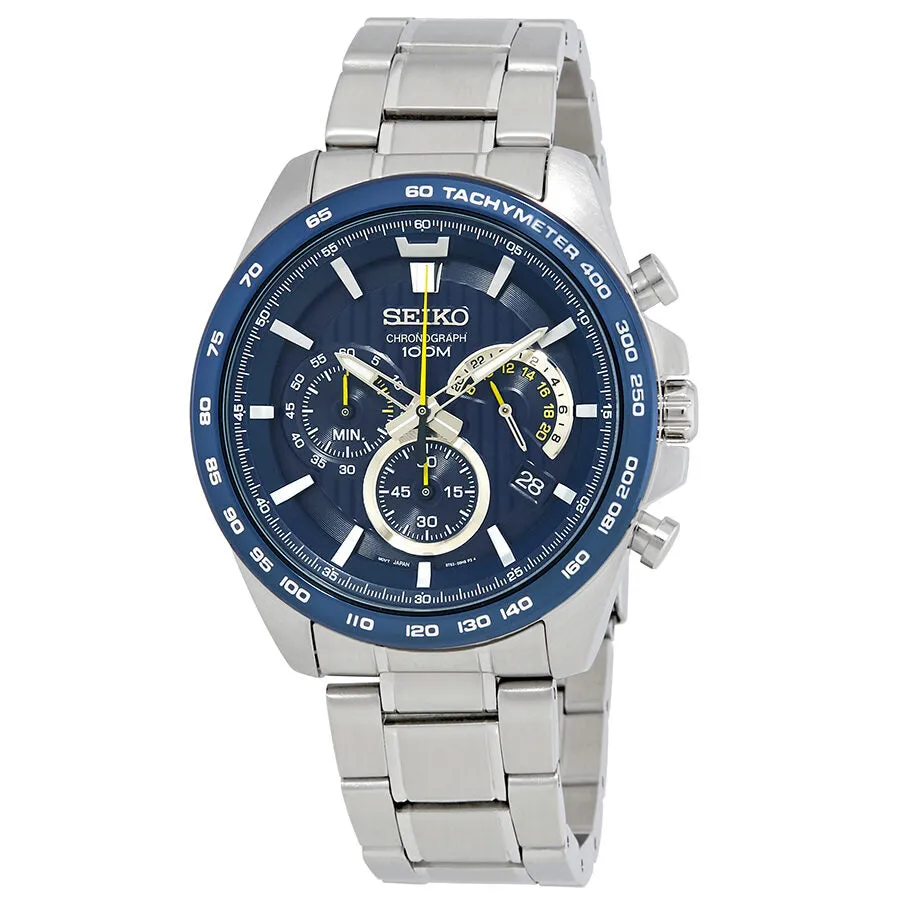 Seiko Chronograph Blue Dial Men's Watch SSB301P1