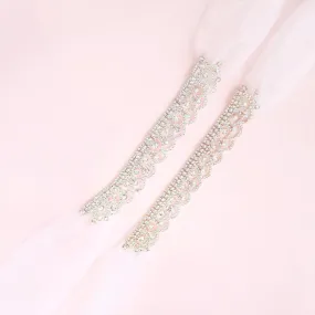 Shiloh Tulle Ribbon Bridal Anklets