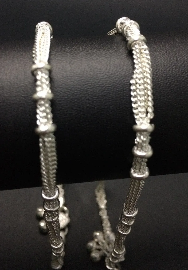Silver Anklets Bold