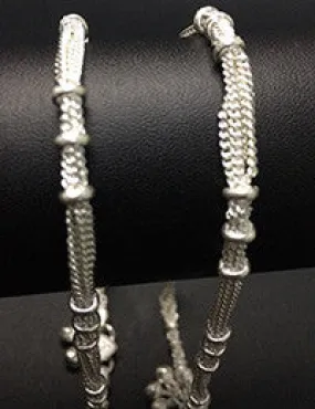 Silver Anklets Bold