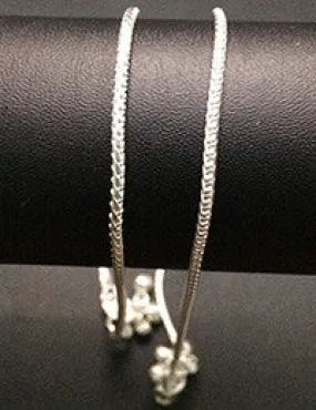 Silver Chain Anklets