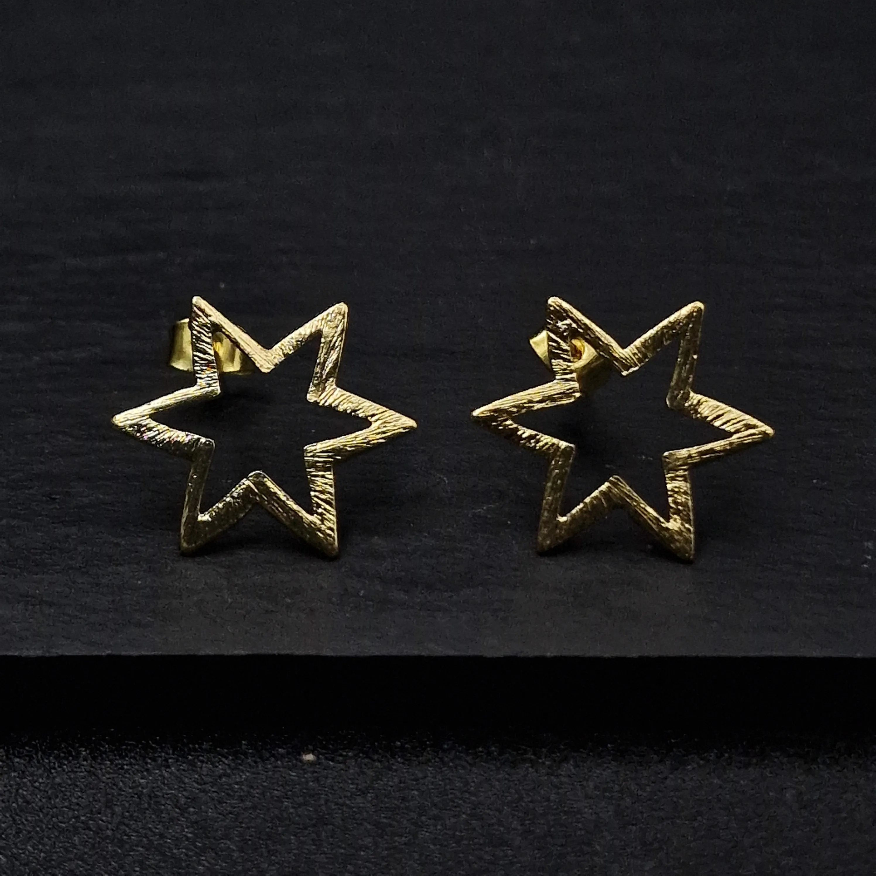 Simplistic Star Studs Handmade Lightweight Earring