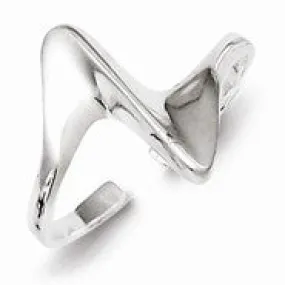 Sterling Silver Adjustable Polished Ring