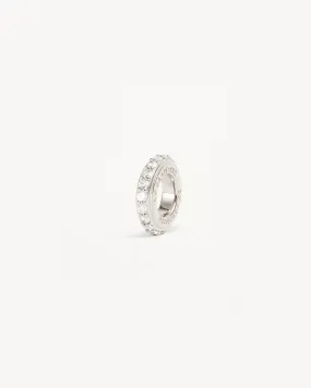 Sterling Silver Halo Petal Charm