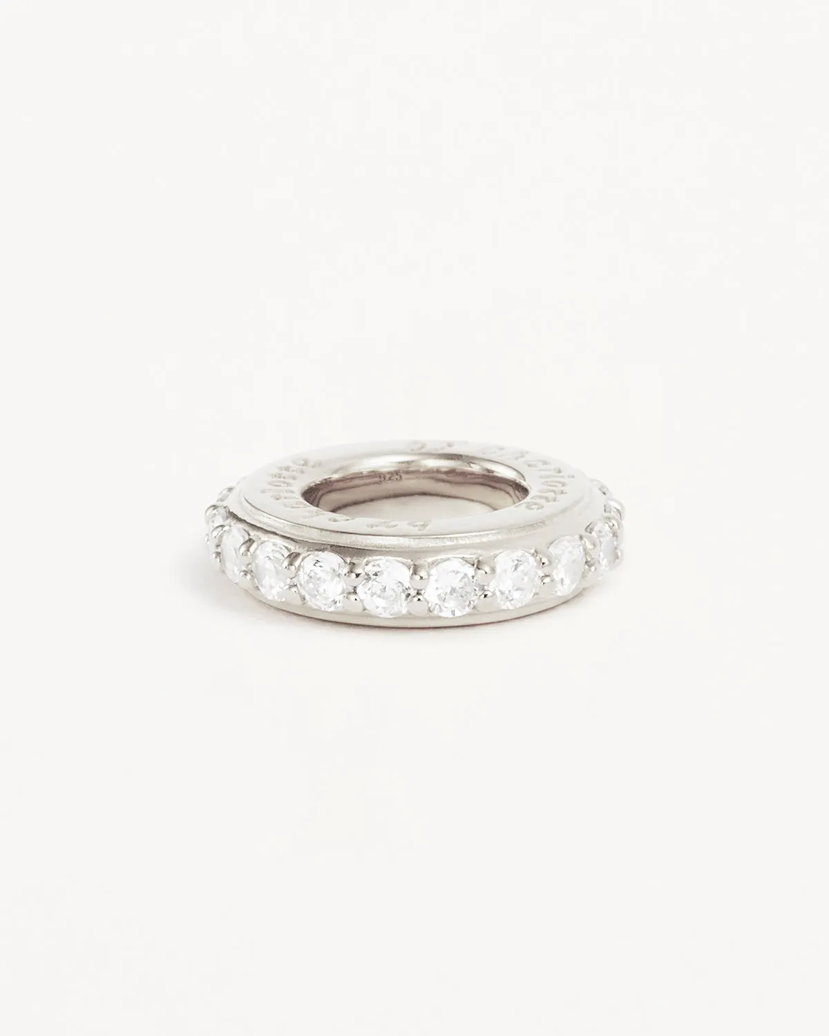 Sterling Silver Halo Petal Charm
