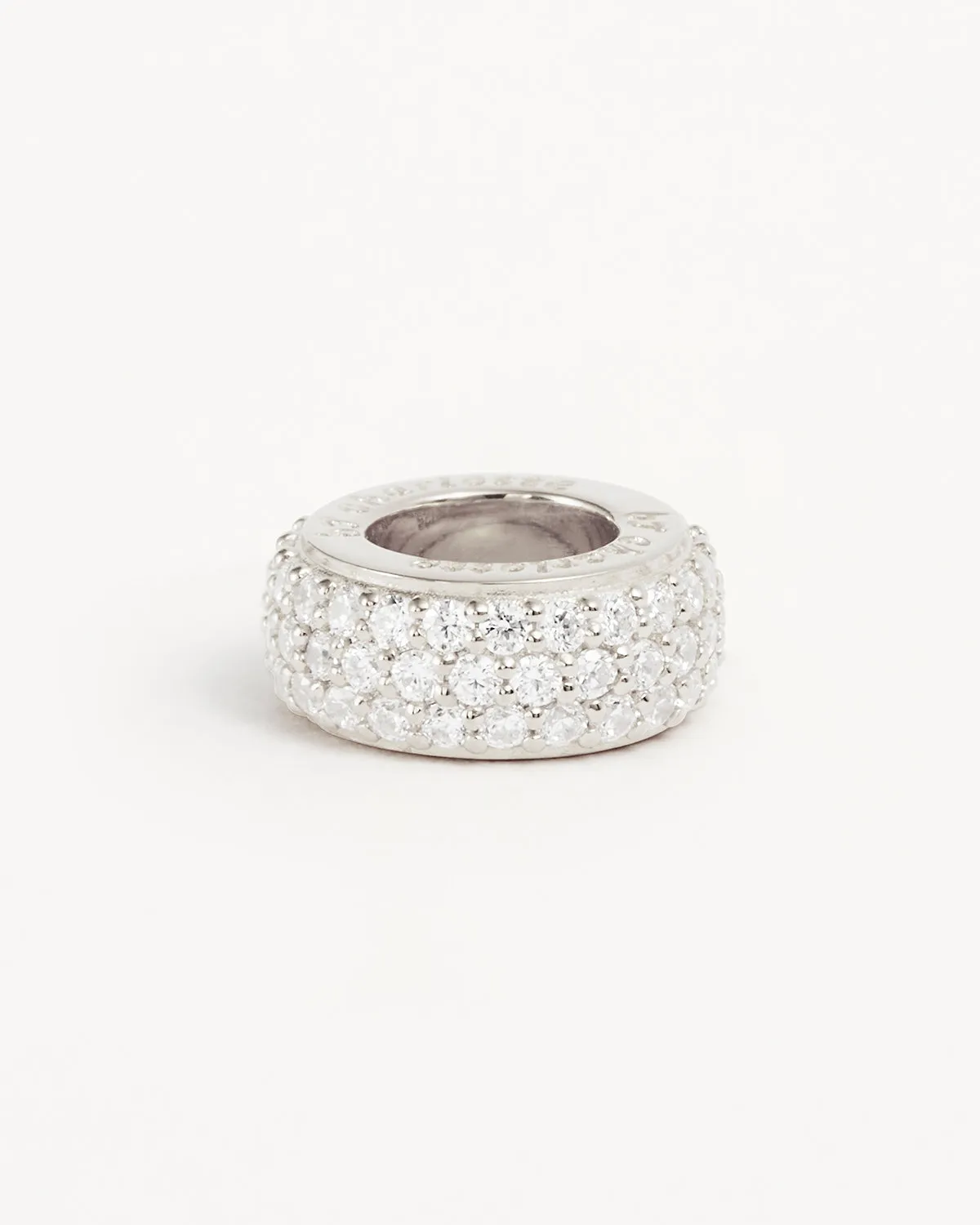 Sterling Silver Live in Light Petal Charm