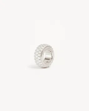 Sterling Silver Live in Light Petal Charm