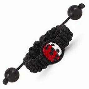 Swarovski Elements Lincoln Spirit Macrame Ring