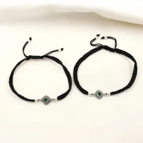 Thread Anklets Green Itta
