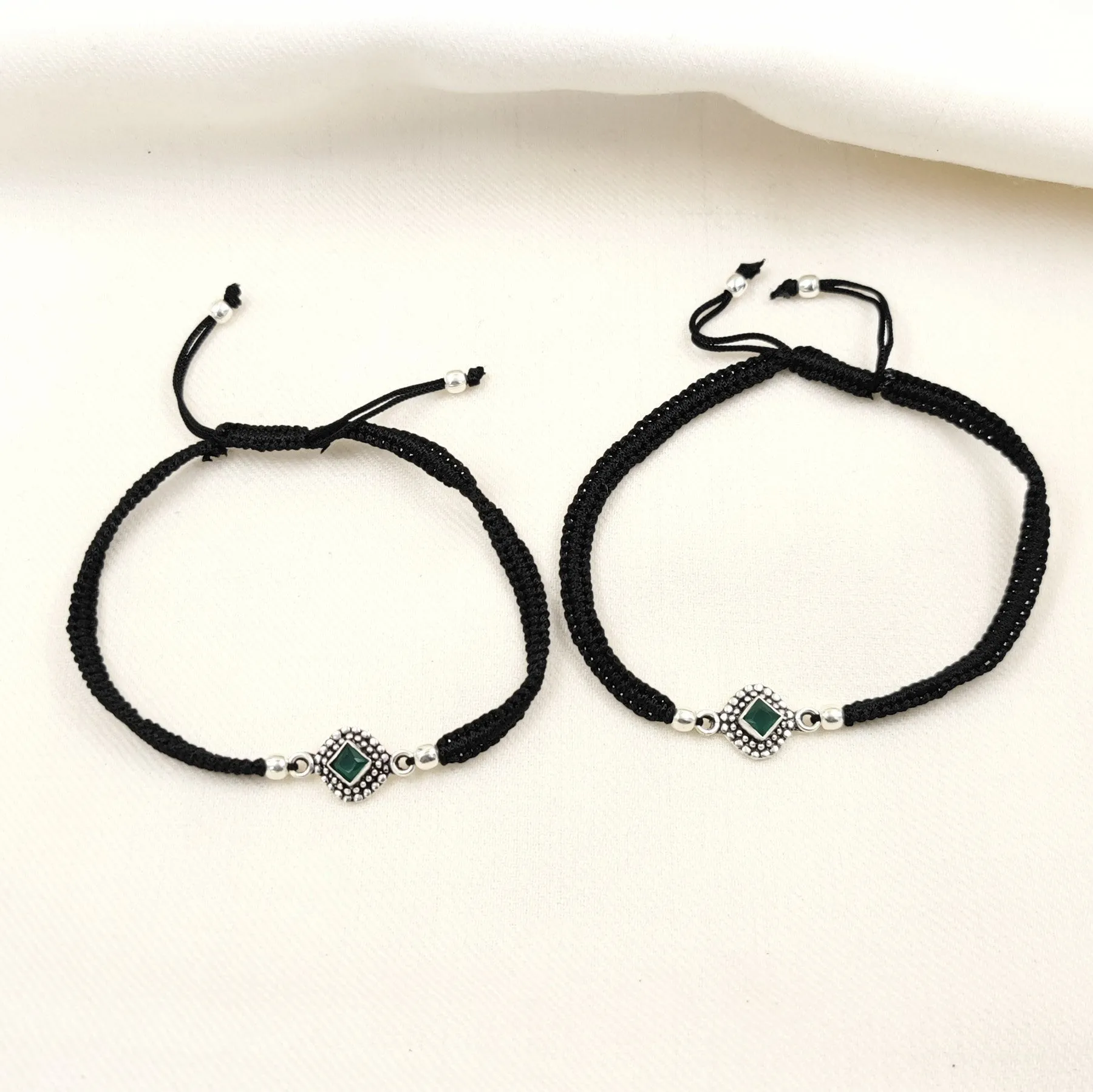 Thread Anklets Green Itta