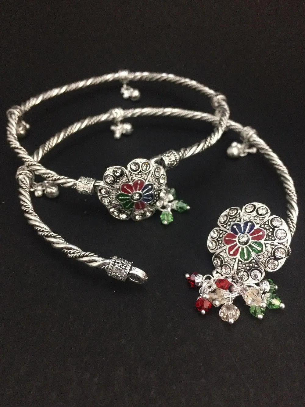 Tribal Kada Anklets