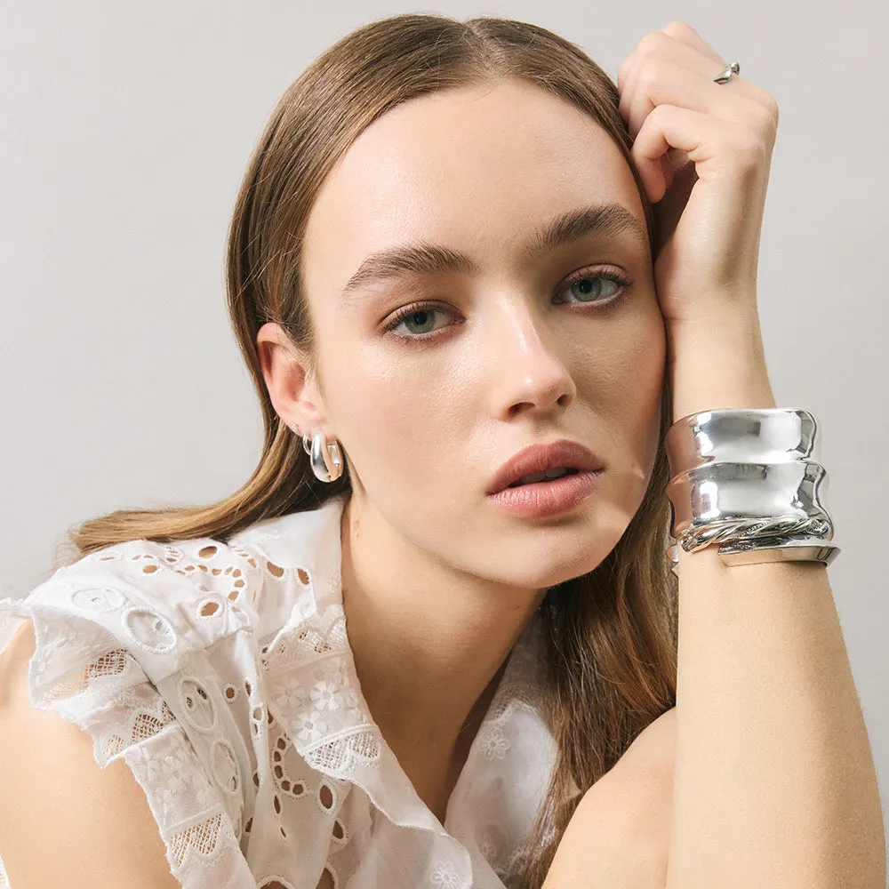 Trista Cuff - Silver