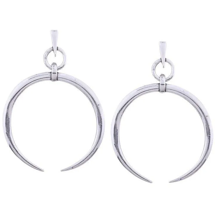 Vintage Moon Drop Earrings