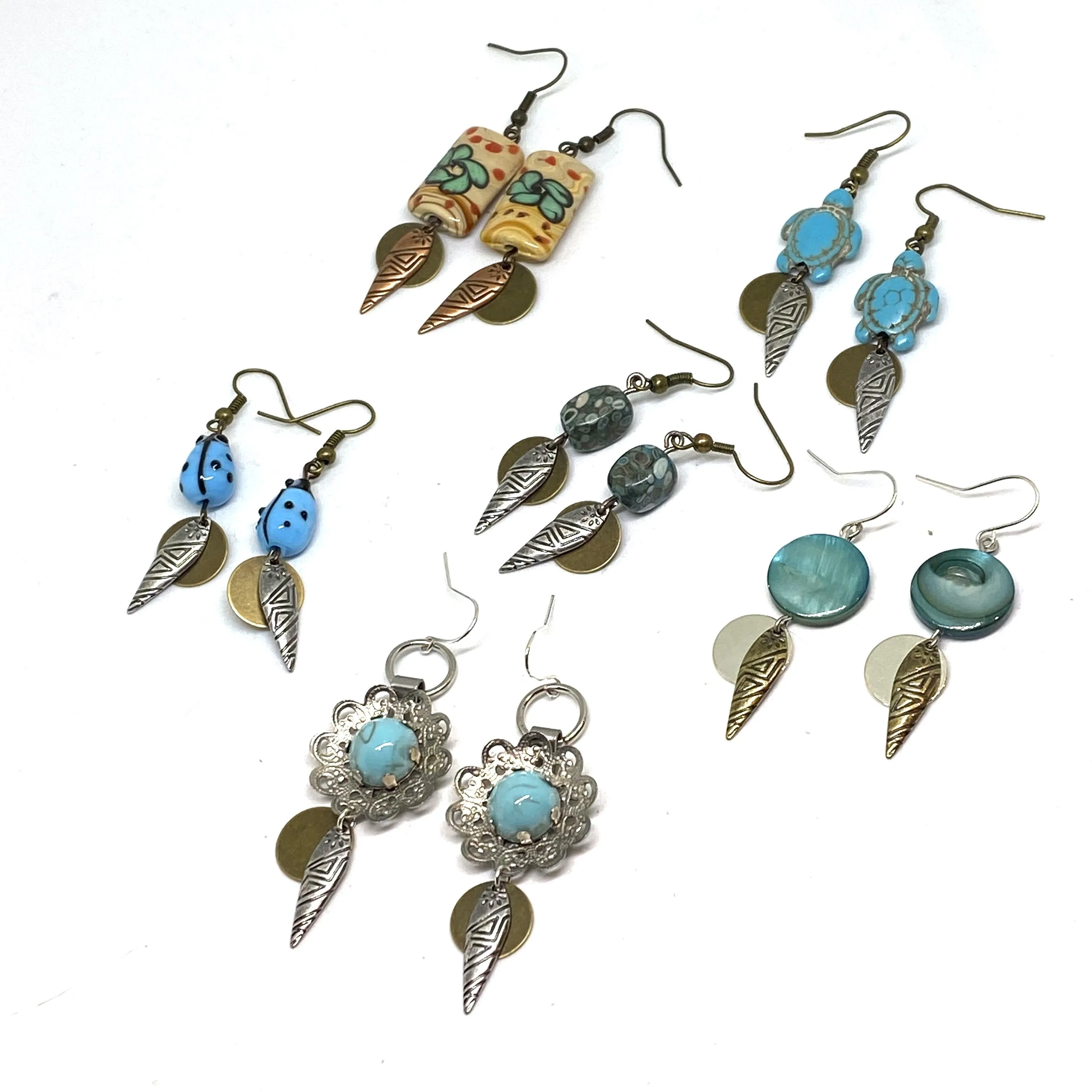 Western Tribal Dangle Earrings