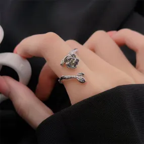 Wholesale Colorless Rose Copper Rings