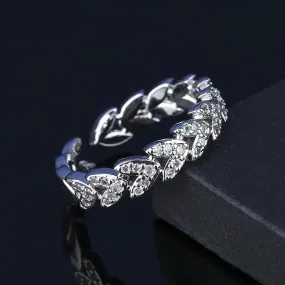 Wholesale Fashion Simple Wheat Ear Open Adjustable Ring