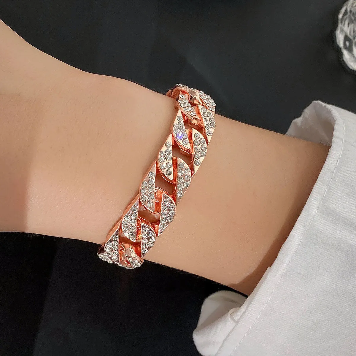 Wholesale Full Diamond Vintage Bracelet Set