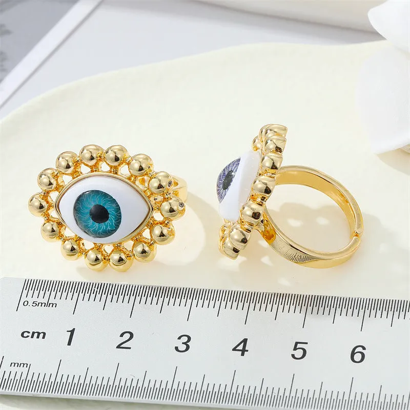 Wholesale Metal Devil Eye Ring