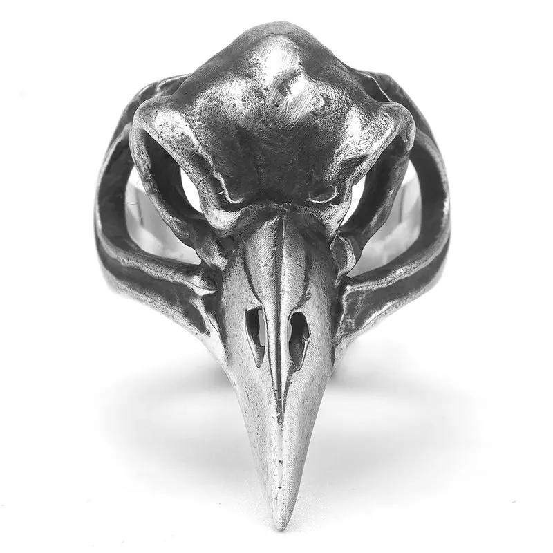 Wholesale S925 Thai Silver Skull Crow Skull Vintage Ring