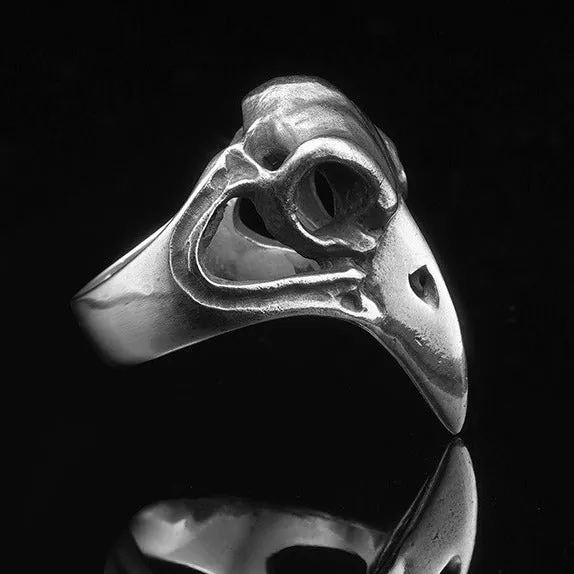 Wholesale S925 Thai Silver Skull Crow Skull Vintage Ring