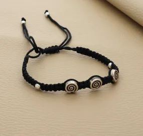 Winsome Swirl Silver Thread Anklet(Single)