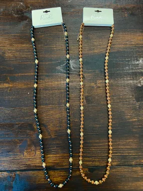 Wood Beaded Necklaces