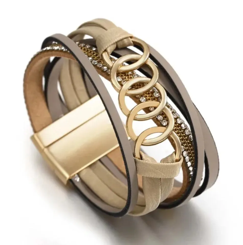 Woven Circles Cuff